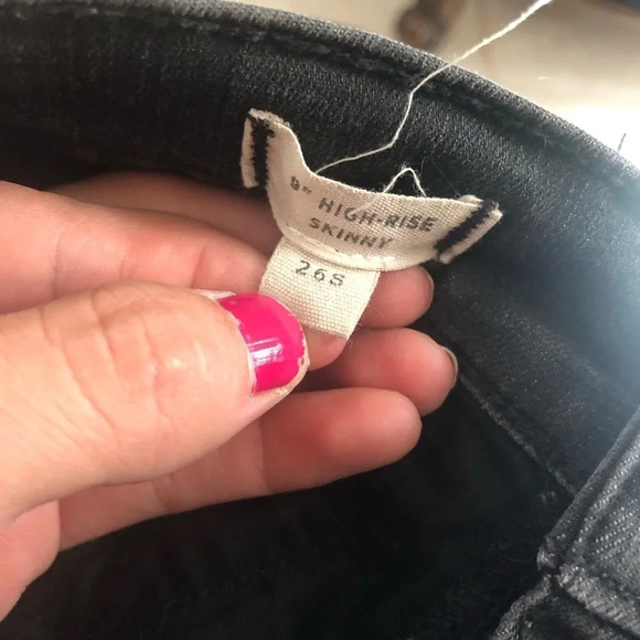 Madewell 9” high rise Skinny Jeans Size 26 - Picture 4 of 5